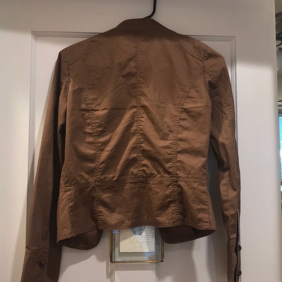 Structured tan jacket - Picture 4 of 5